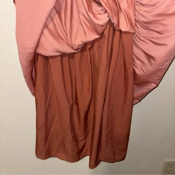 Bohme Willa Ruffle Dress Rust with Ruffle Tiers Size Small - Picture 8 of 8